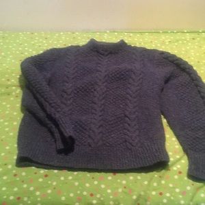 Handmade wool sweater.